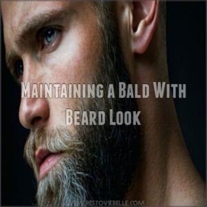 Maintaining a Bald With Beard Look