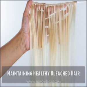 Maintaining Healthy Bleached Hair