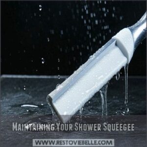 Maintaining Your Shower Squeegee