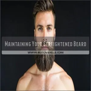 Maintaining Your Straightened Beard