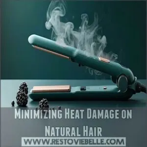 Minimizing Heat Damage on Natural Hair