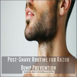 Post-Shave Routine for Razor Bump Prevention