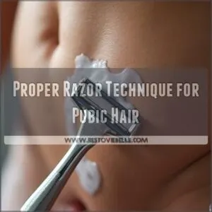 Proper Razor Technique for Pubic Hair