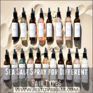 Sea Salt Spray for Different Hair Types