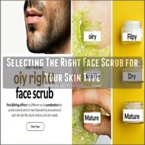 Selecting The Right Face Scrub for Your Skin Type