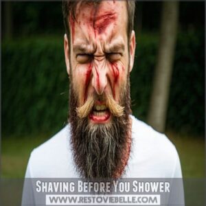 Shaving Before You Shower