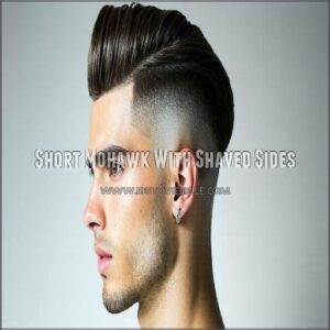 Short Mohawk With Shaved Sides