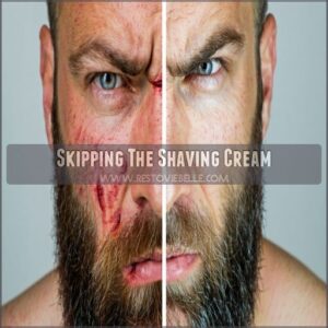 Skipping The Shaving Cream