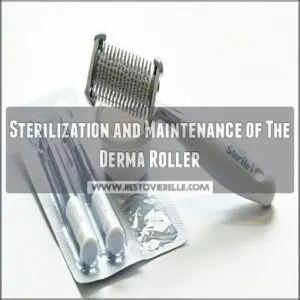 Sterilization and Maintenance of The Derma Roller