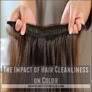 The Impact of Hair Cleanliness on Color