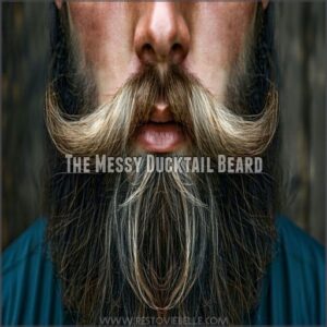 The Messy Ducktail Beard