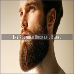 The Rounded Ducktail Beard