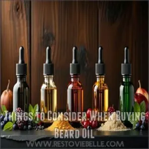 Things to Consider When Buying Beard Oil