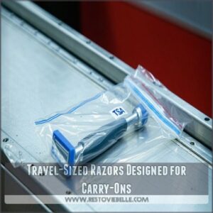 Travel-Sized Razors Designed for Carry-Ons