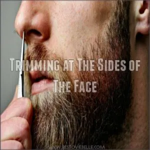 Trimming at The Sides of The Face