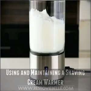 Using and Maintaining a Shaving Cream Warmer