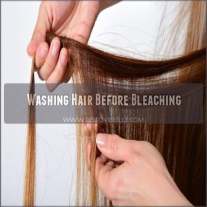 Washing Hair Before Bleaching