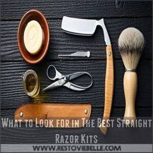 What to Look for in The Best Straight Razor Kits