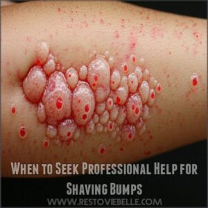 When to Seek Professional Help for Shaving Bumps