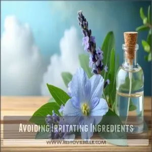 Avoiding Irritating Ingredients