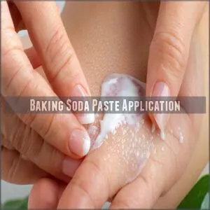 Baking Soda Paste Application