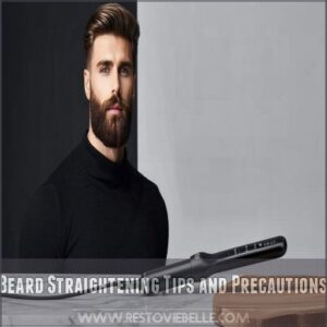 Beard Straightening Tips and Precautions