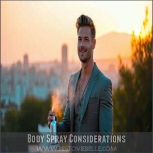 Body Spray Considerations