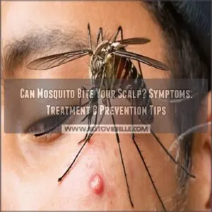 can mosquito bite your scalp