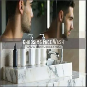 Choosing Face Wash