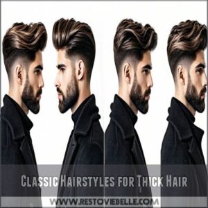 Classic Hairstyles for Thick Hair