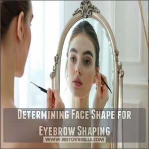 Determining Face Shape for Eyebrow Shaping