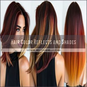 Hair Color Reflects and Shades