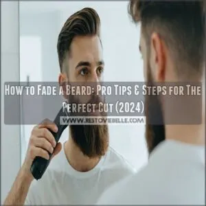 how to fade a beard