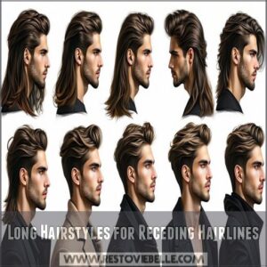 Long Hairstyles for Receding Hairlines