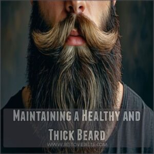 Maintaining a Healthy and Thick Beard