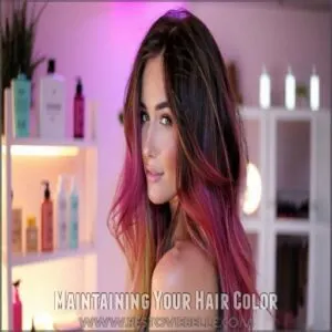 Maintaining Your Hair Color