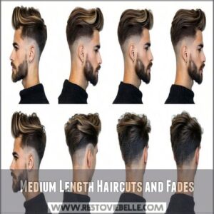 Medium Length Haircuts and Fades