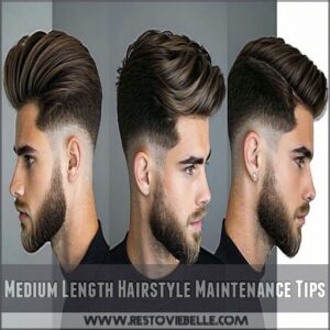 Medium Length Hairstyle Maintenance Tips