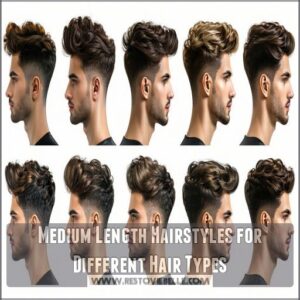 Medium Length Hairstyles for Different Hair Types