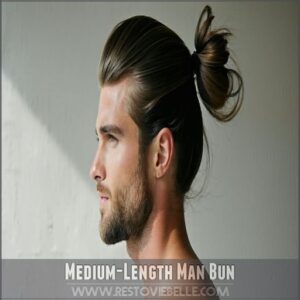 Medium-Length Man Bun