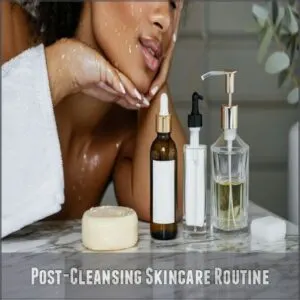 Post-Cleansing Skincare Routine