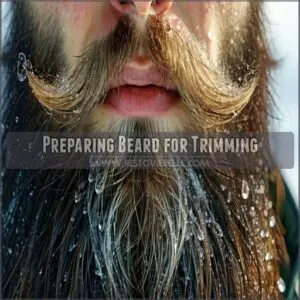 Preparing Beard for Trimming