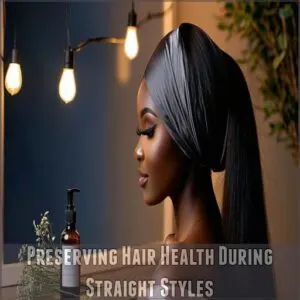 Preserving Hair Health During Straight Styles