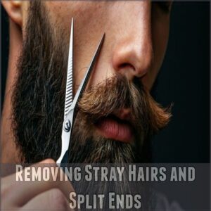 Removing Stray Hairs and Split Ends