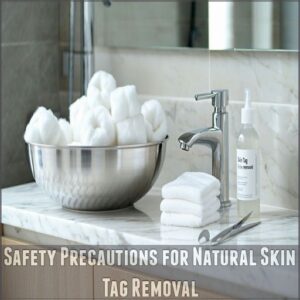 Safety Precautions for Natural Skin Tag Removal