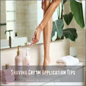 Shaving Cream Application Tips