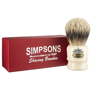 Simpsons Chubby Super Badger Shaving