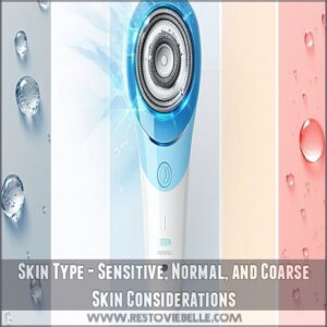 Skin Type - Sensitive, Normal, and Coarse Skin Considerations