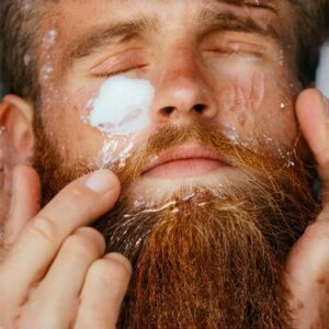 Step 2 – Massage The Melted Oil on Face and Beard