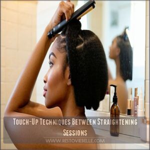 Touch-Up Techniques Between Straightening Sessions